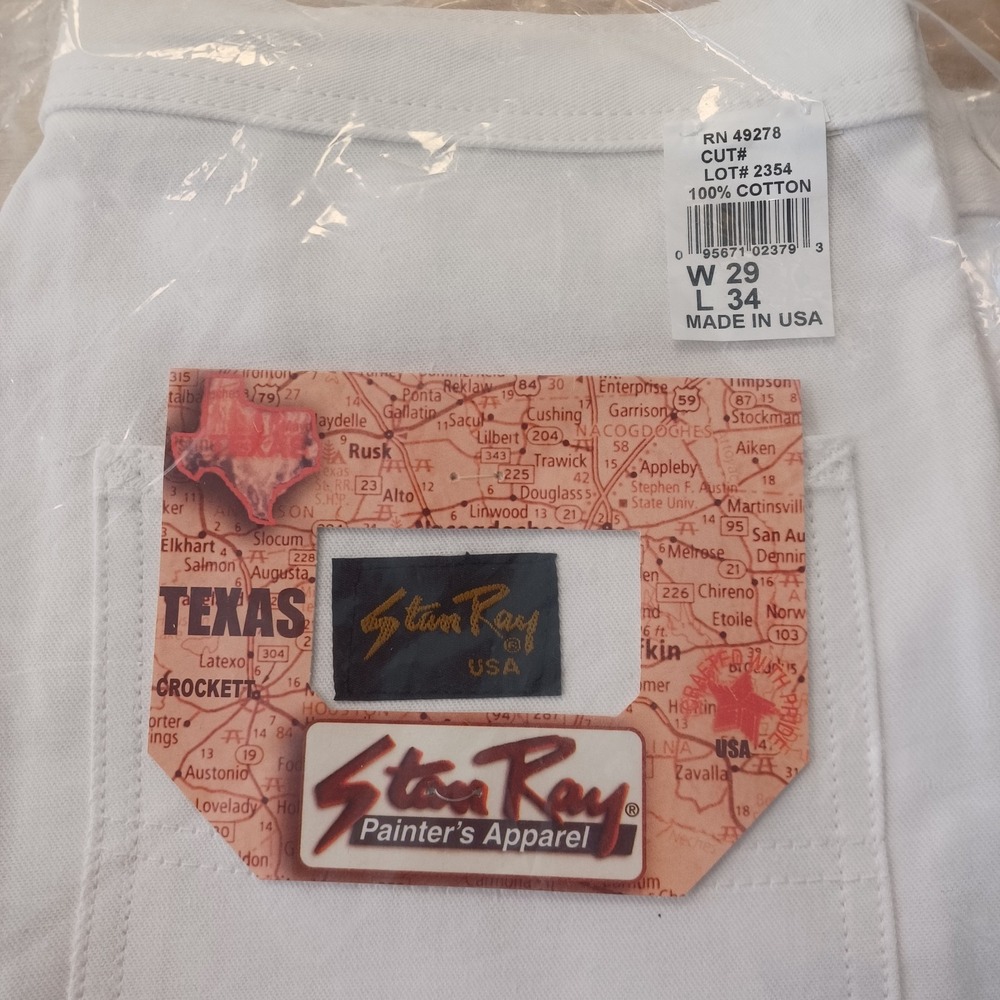 Stan Ray Pants size 29x34 Carpenter Painter Canvas Cotton Workwear USA Made